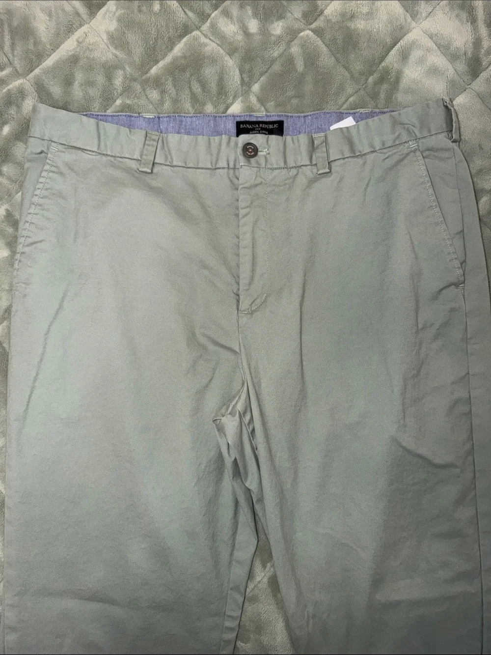 Banana Republic Light Green Men's Chinos